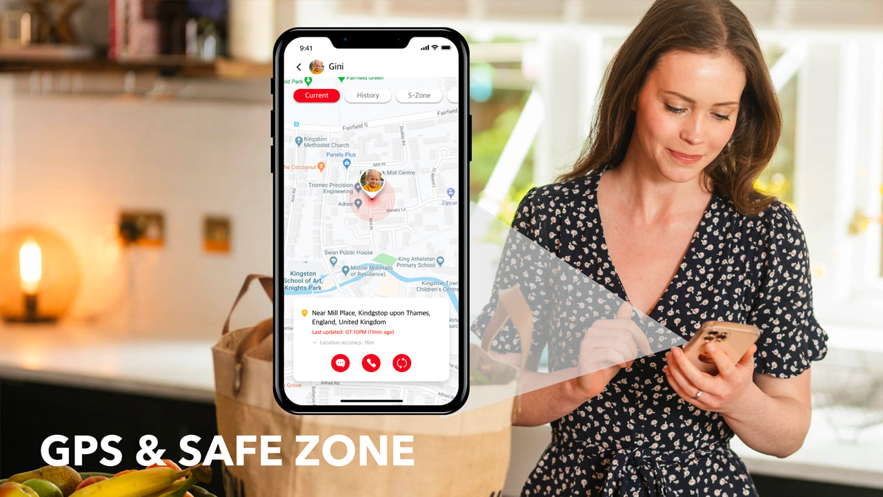 Freedom with smart GPS and safe zones Xplora UK