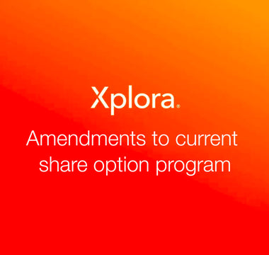 Xplora Technologies AS - amendments to current share option program