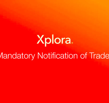 Mandatory Notification of Trades