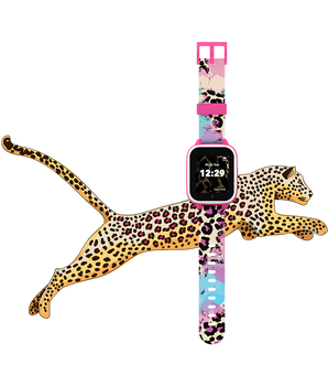 Pink Leopard Watch Strap (XGO3)